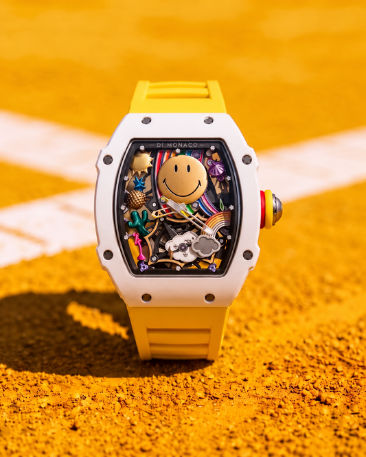 DM 88-01 Smiley skeleton watch by Di Monaco